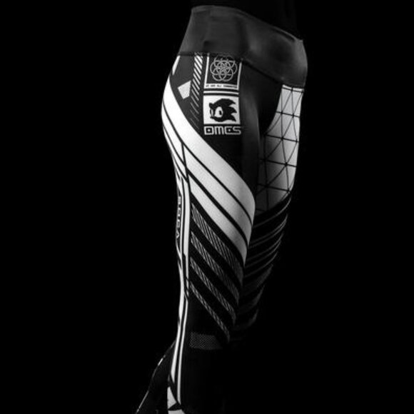 ETHRNET Leggings - Damascus - 2017 Vintage - Streetwear Techwear Cyberpunk Goth - Picture 15 of 17